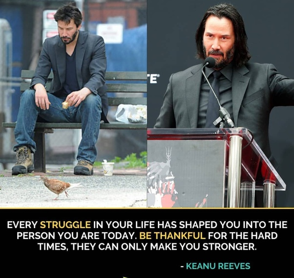 sudinb07's tweet photo. "Be thankful to the hard times, they are only to make you stronger."  ~K Reeves
.
.
#MondayMotivation #hustle  #Hardwork #Patience #MotivationalQuotes #SidPost
---
Source: https://t.co/kkBrOmySRH https://t.co/YzLbC8p4a4