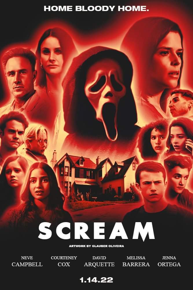 X 上的 Glauber Oliveira：「Scream 5 (2022) poster @ScreamMovies