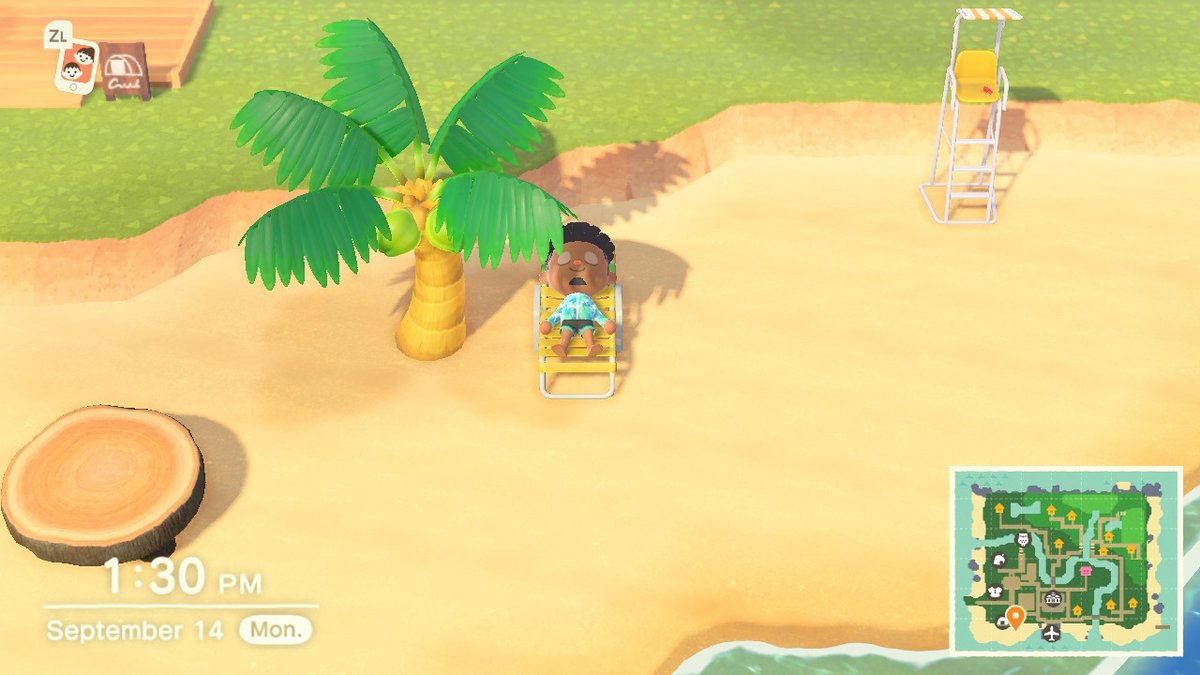 Steve_h1998's tweet photo. relaxing on a Monday #AnimalCrossing #ACNH #NintendoSwitch https://t.co/CZjfD0V1ZQ