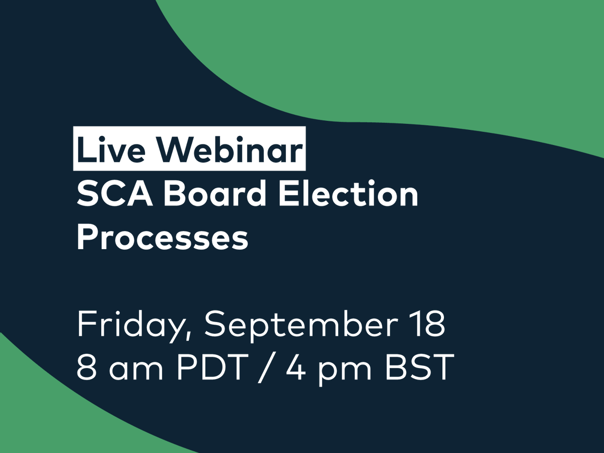 SpecialtyCoffee's tweet photo. Join SCA Board President Christina Meinl, and Vice President @Anunumous, on September 18 for an informational webinar on the 2020 SCA Board elections processes. 

Register here: https://t.co/3tyQy8Azip

#SCAElections https://t.co/gyUaEHKb63