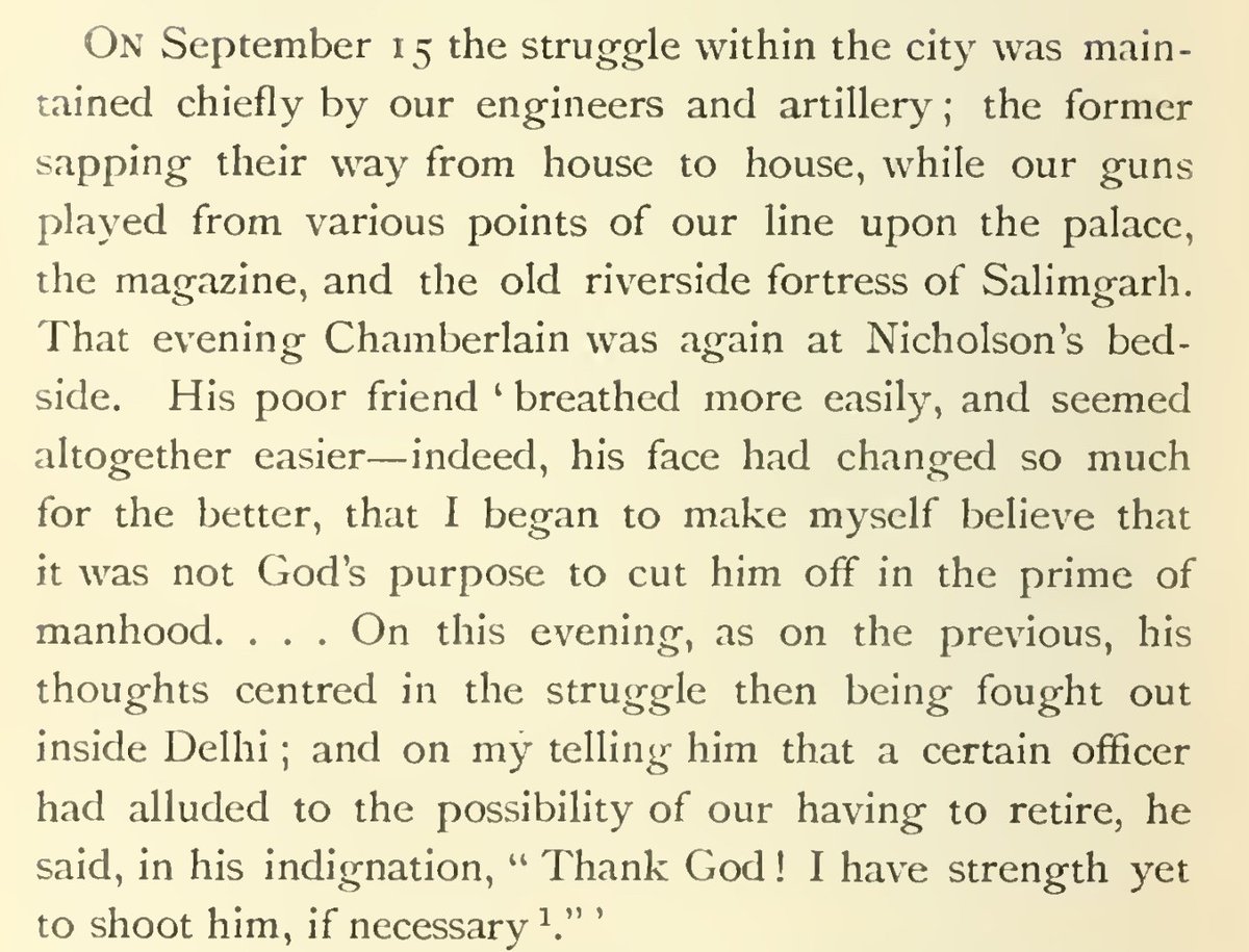 And in order to silence them he fired a shot over their heads. Another testament of his strength was his response to the rumor that Wilson might retreat from the city, he bluntly said "Thank God! I have the strength to shoot him if necessary"