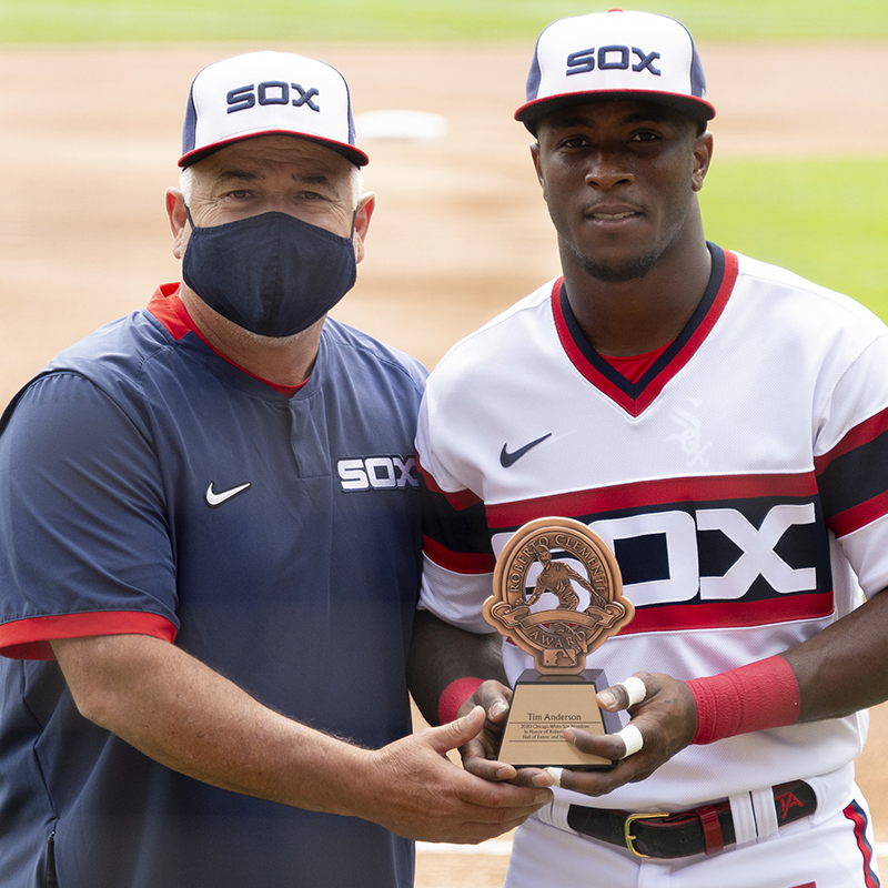 whitesox's tweet photo. The Roberto Clemente Award is bestowed annually to the player who best represents the game through extraordinary character, community involvement, philanthropy and positive contributions, both on and off the field.

🗳VOTE for TA7: https://t.co/9j0H6yLTE7 https://t.co/C3tAgU4bM4