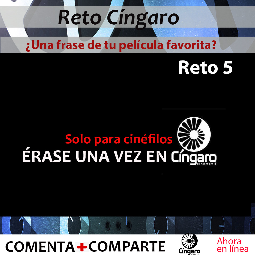 En nuestro Día 5 del #RetoCingaro 
¿Una frase de película favorita?
Comenzamos nosotros: "Mirar desde arriba no es mirar. Hay que mirar a la altura de otros ojos" de la película El Cielo sobre Berlín. 
Los leemos 👇
#retocingaro #cinefilos #frasesdepeliculas #cineclasico #cinema