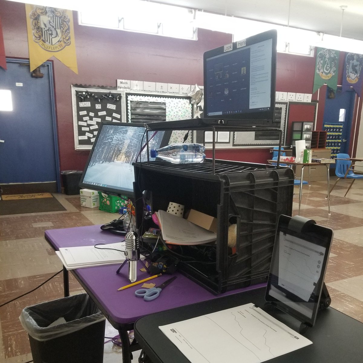 cdouglasstig's tweet photo. Every day my teacher set up is looking more and more like a starship console. 🛸 https://t.co/srEnq1OT2Z