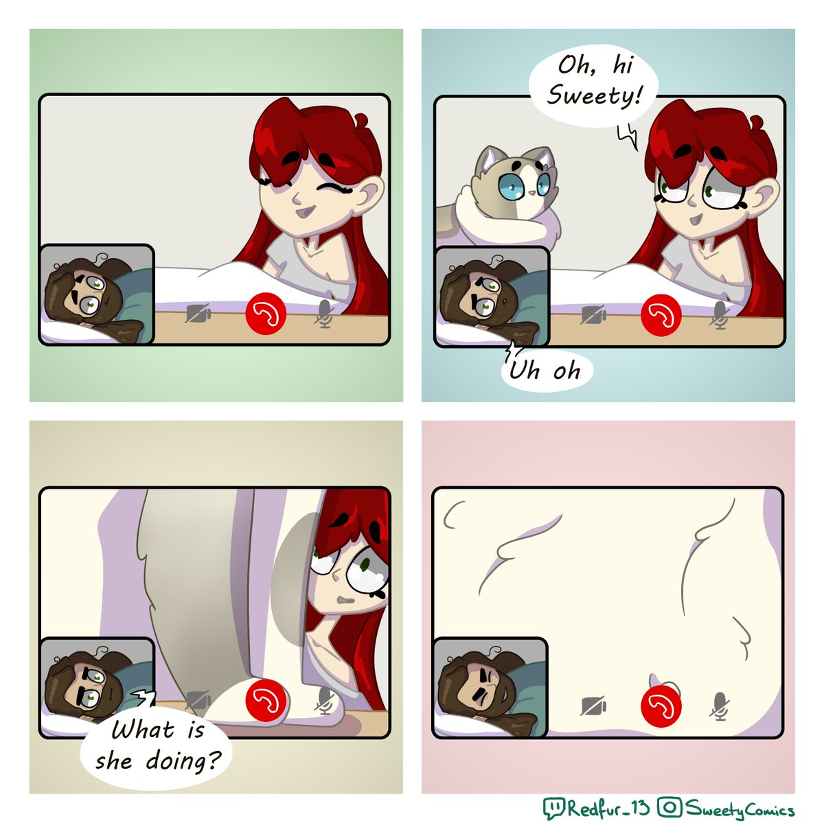redfur13's tweet photo. ANNOYINGLY CUTE. BF and I are in a LDR, so we call every night. Sweety likes to sit in front of the camera. She just hates being left out! I'm so sorry this took me so long to upload, I've been caught up preparing my house for my bf to move over this week. I'm super excited! https://t.co/edkuJGnh4j