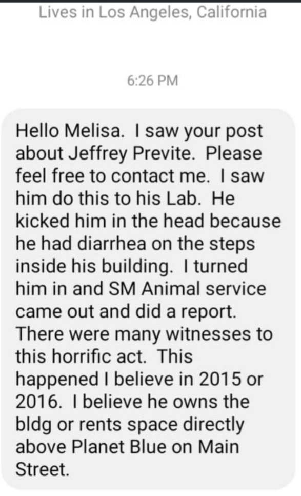 TourForANickel's tweet photo. @egreydesigns Thank You so very much 4 sharing this💔, Emily.🎯

• haven't seen this info. b4

I don't know origin of
screenshot😞, @MavrocksGirl.
• copy below, too⬇️

3 days ago, when The Daily Mail published #JeffreyPrevite's extreme brutality of #SaveBeachy, I knew it wasn't his 1st time https://t.co/P61qeI8Uyk