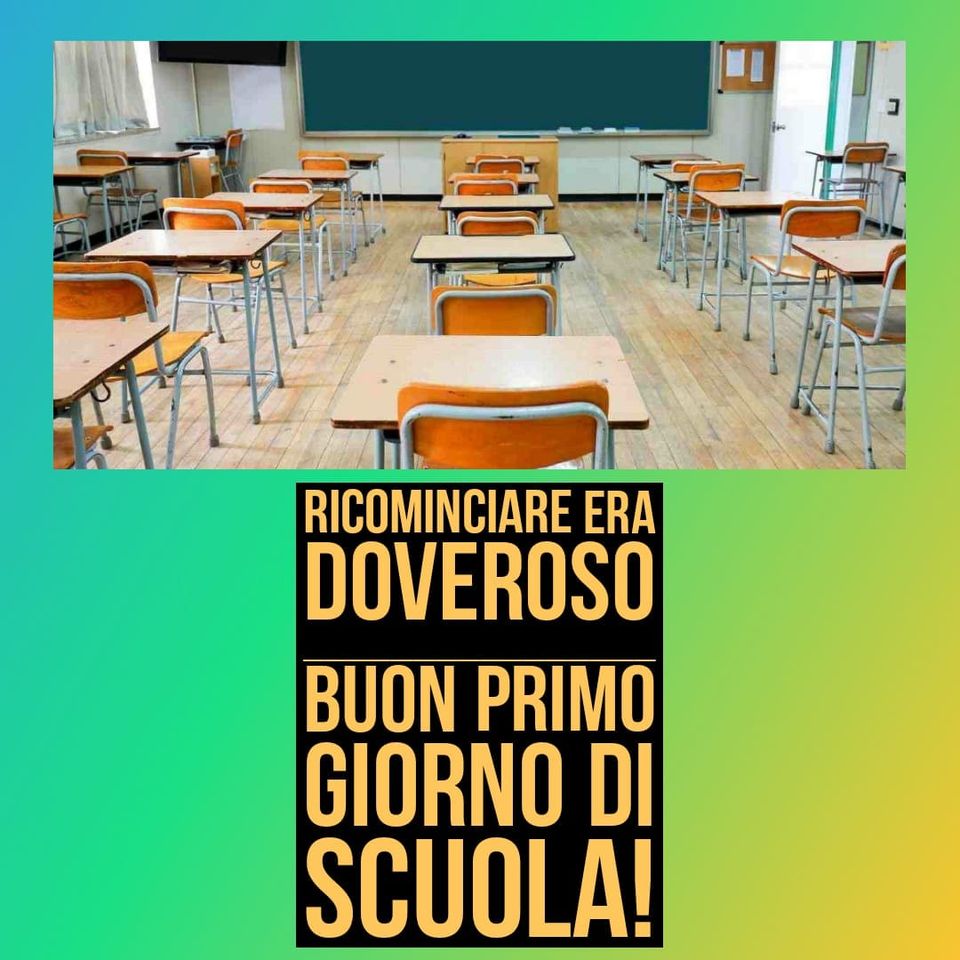 GabScaramuzza's tweet photo. Sarà un percorso con incognite e disagi. Bisognerà calibrare convivenza di ragazzi, docenti e personale ausiliario nelle #scuole.

Ma la #riapertura era doverosa.

Buon anno scolastico!

https://t.co/dImufwV7DA

@gltrabucco
@michele_mognato
@venetocvogliamo
@articoloUnoMDP https://t.co/gNLRUmAxhk