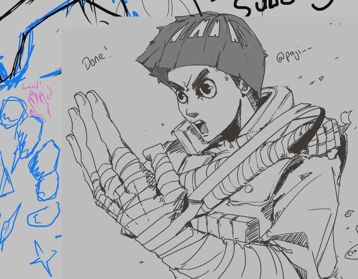 Rock Lee!!
Was heaps of fun drawing stuff in here, I'm thinking we could do stuff like this once I start streaming again too ? https://t.co/n0Klede85i 