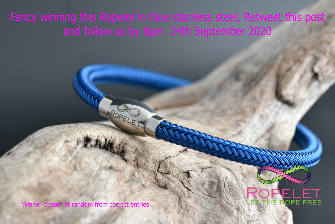 Ropelet's tweet photo. Fancy winning this stunning new Ropelet in our #Competition then Retweet this post and follow us by 24.9.20 #WIN UK made bracelets from https://t.co/aQcG8AWGAm https://t.co/63rQS2u2io