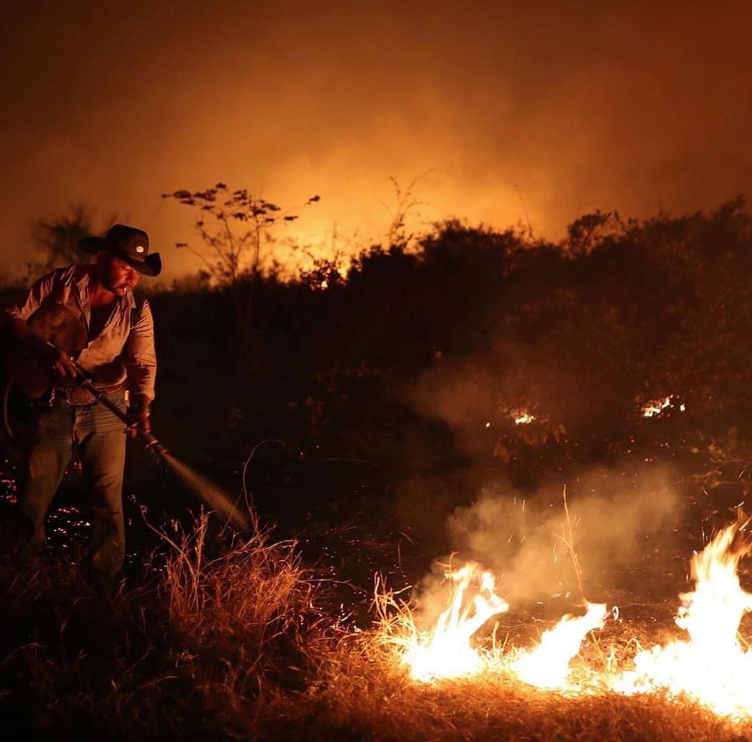 v1kas__'s tweet photo. Fire continues to ravage the world largest wetland Brazilian Pantanal threatening one of the most biodiverse ecosystem on the planet.
#Pantanal #wildfire #Brasil #fire #ClimateCrisis #ClimateChange https://t.co/Br1VrzxLIK
