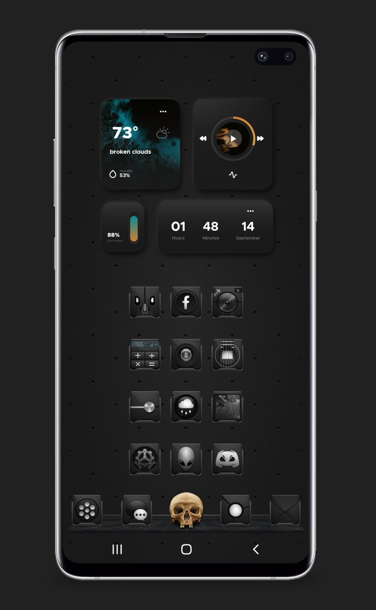 Fattone66's tweet photo. Starting the week with these fantastic #3esome Icons by the great @bulldog5278 with @mef3579 AE and this #Mintie #kwgt. https://t.co/M7Lw11PoBP