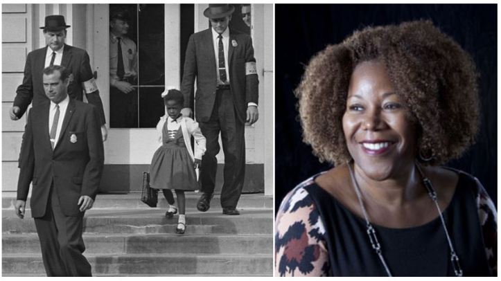rr7lv's tweet photo. AND WHEN YOU #NFL #NHL #NBA #WBA #MLB #TakeAKnee #LOCKARMS AND HEAR THE #boos JUST IMAGINE👇 AND SO MUCH MUCH MORE #justice
#IgnoreBoosAndVote #VoteBidenHarris2020   

#rubybridges #LittleRock9 https://t.co/QSdGFRtJBN