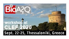 BioASQ's tweet image. The program for the 8th @BioASQ workshop at #CLEF2020 is now available here: bioasq.org/workshop8/prog…

#eHealth #BigData #semanticsearch #QuestionAnswering