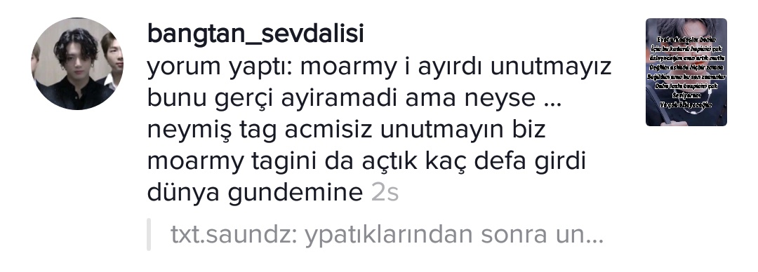 TxtmoaY's tweet photo. #moarmy ben bozmadım siz #ARMY ler bozdunuz şimdi boş yapmayın🔫 https://t.co/vFye3cPggg