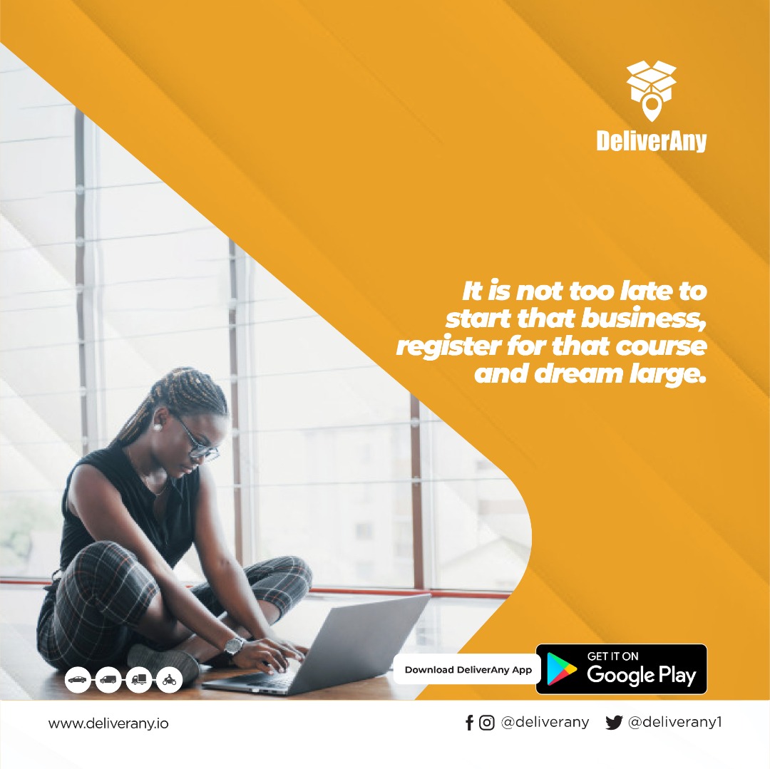 Deliverany1's tweet photo. Gradually, the year is coming to an end, but it is not too late to start that business, register for that course and dream large. 

As long as you are still alive, there is a whole lot you can do and achieve.

#MondayMotivation #MondayVibes #mondays #mondaythoughts #Deliverany https://t.co/fircdGFAw0