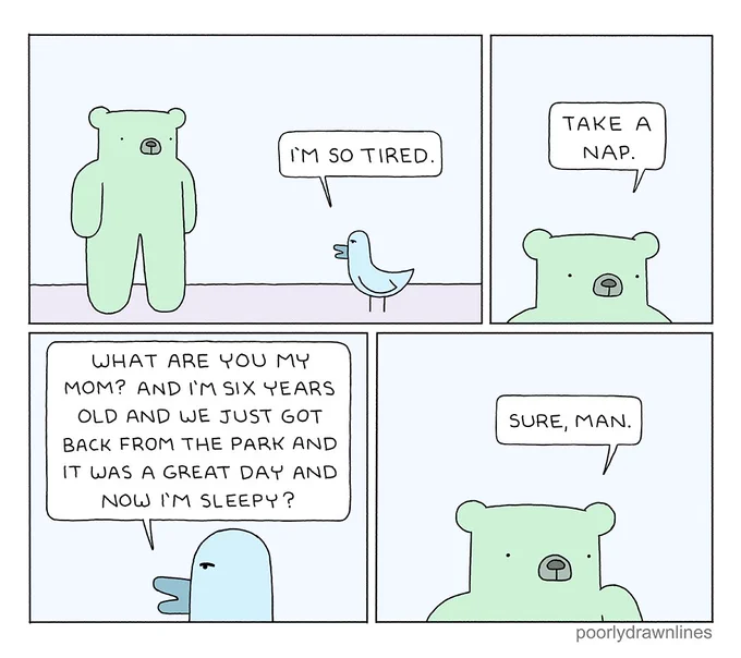 so tired 