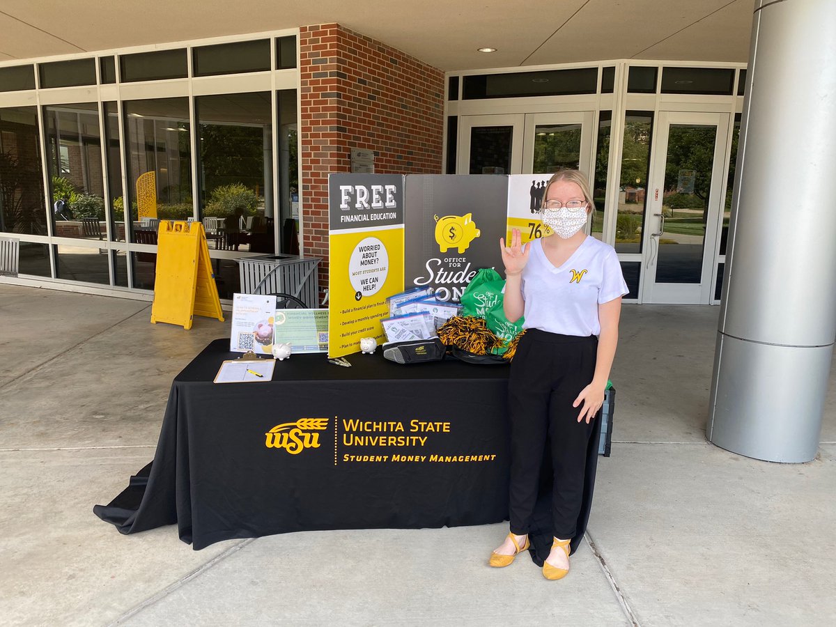 Check out our Peer Financial Coach, Hanna at OSMM Conversations! 🤩

If you missed us today, we are located in Neff Hall 115. Create an appointment with us and grab some goodies!