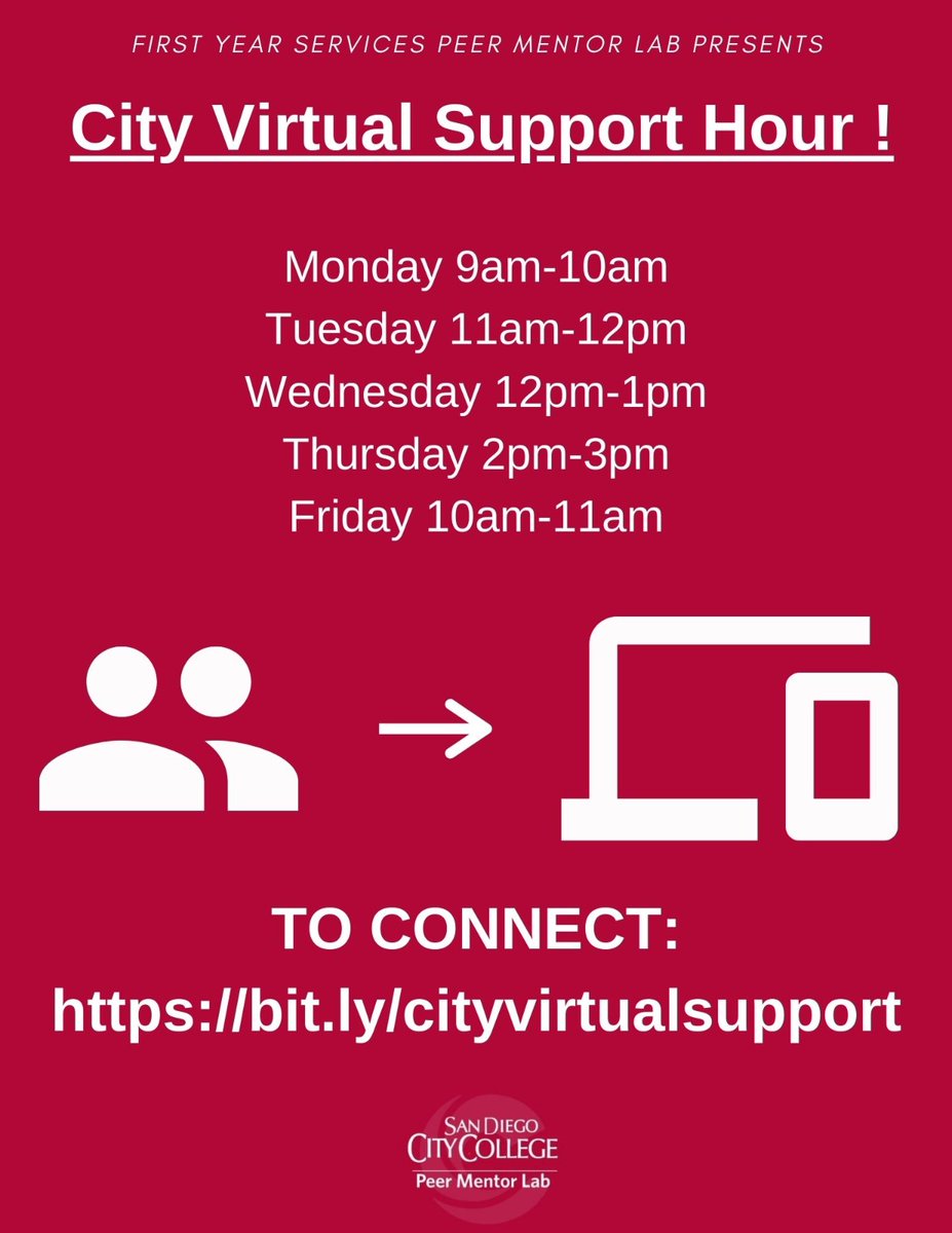 City Virtual Support is available!! CONNECT WITH US‼️ We are here to answer your latest general questions everyday day of the week.⬇️

For flexibility and convenience we are offering different times throughout the week‼️

To connect: bit.ly/cityvirtualsup…