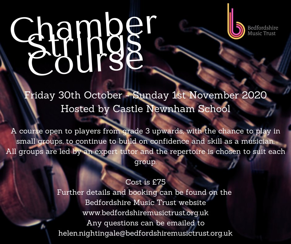 Very excited to make this live and open for booking! All necessary precautions will be taken but it would be wonderful to have young musicians working together again! <a href="/InspiringMusic1/">Inspiring Music</a> @LutonYouthMusic @thelutonmix <a href="/CN_PerformArts/">Castle Newnham Performing Arts</a> <a href="/WoottonUpper/">Wootton Upper School</a> <a href="/bmsdrama/">BMS Performing Arts</a> <a href="/bmsmusic1/">Bedford Modern Music</a> <a href="/bedfordmusic/">BSMusic</a>