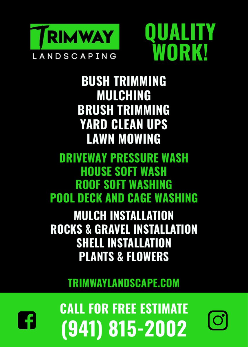 trimway's tweet photo. Trimway Landscaping, Lawncare &amp; maintenance, pressure washing, gardening: Call for an estimate! #lawncare #pressurewashing #landscape #gardening https://t.co/LS5T9vUj4y
