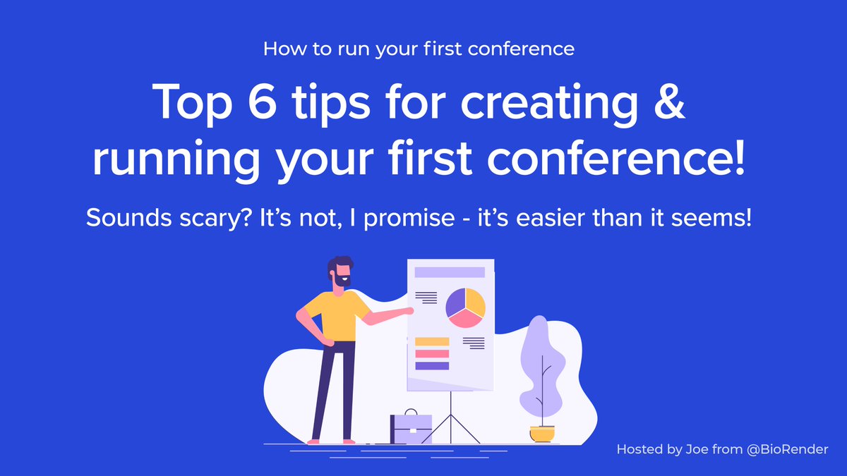 iamscicomm's tweet photo. After ~10 years of running successful academic conferences, I'm excited to share my 'Top 6 Tips for Creating &amp; Running Your First Conference!'🧑🏻‍🏫👩🏻‍🏫

Sounds scary? It’s not, I promise - it’s easier than it seems and can really catapult your academic career! 👨🏼‍🎓👩🏻‍🎓🧑🏽‍🎓👨🏿‍🎓

👇🏼Thread below https://t.co/MiXARBNur1