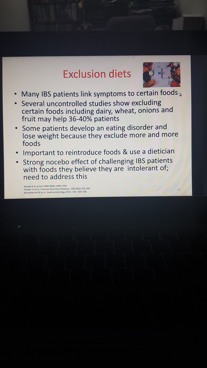AnnaJulianRD's tweet photo. Dr Ayesha Akbar highlighting the importance of food reintroduction after exclusion in #IBS 
#ggdigital @rcpsglasgow https://t.co/NJYfkLzm4K
