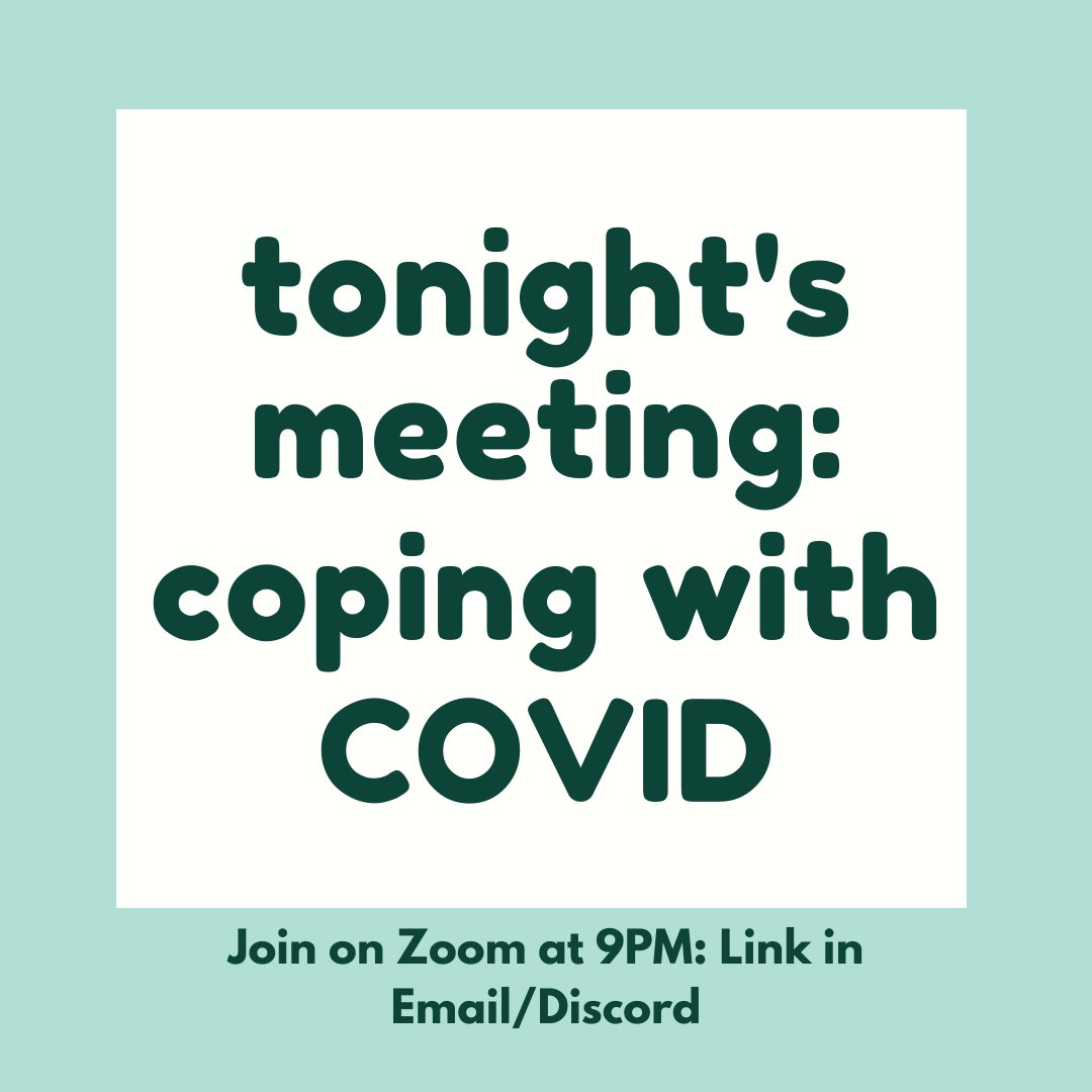 umwprism's tweet photo. Check your email/the discord for the link to tonight's meeting: we'll be talking about how we are getting through the COVID-19 era! https://t.co/9fXtD3ubFB