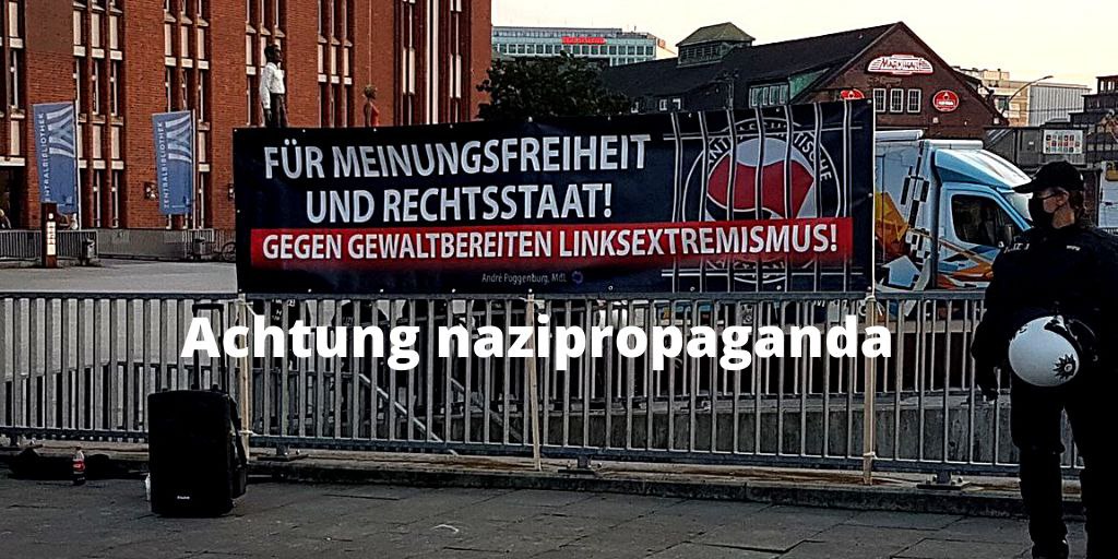 kozeHH's tweet photo. Wer keine echten Lösungen hat, machts wie @PoggenburgAndre .. Profilierung durch Gegenprotest, erbärmlich. Null friends, wa?
Yo #Antifa|schist*innen, bloss nicht instrumentalisieren lassen #hh1409
#nonazishh https://t.co/4qpAszImdV