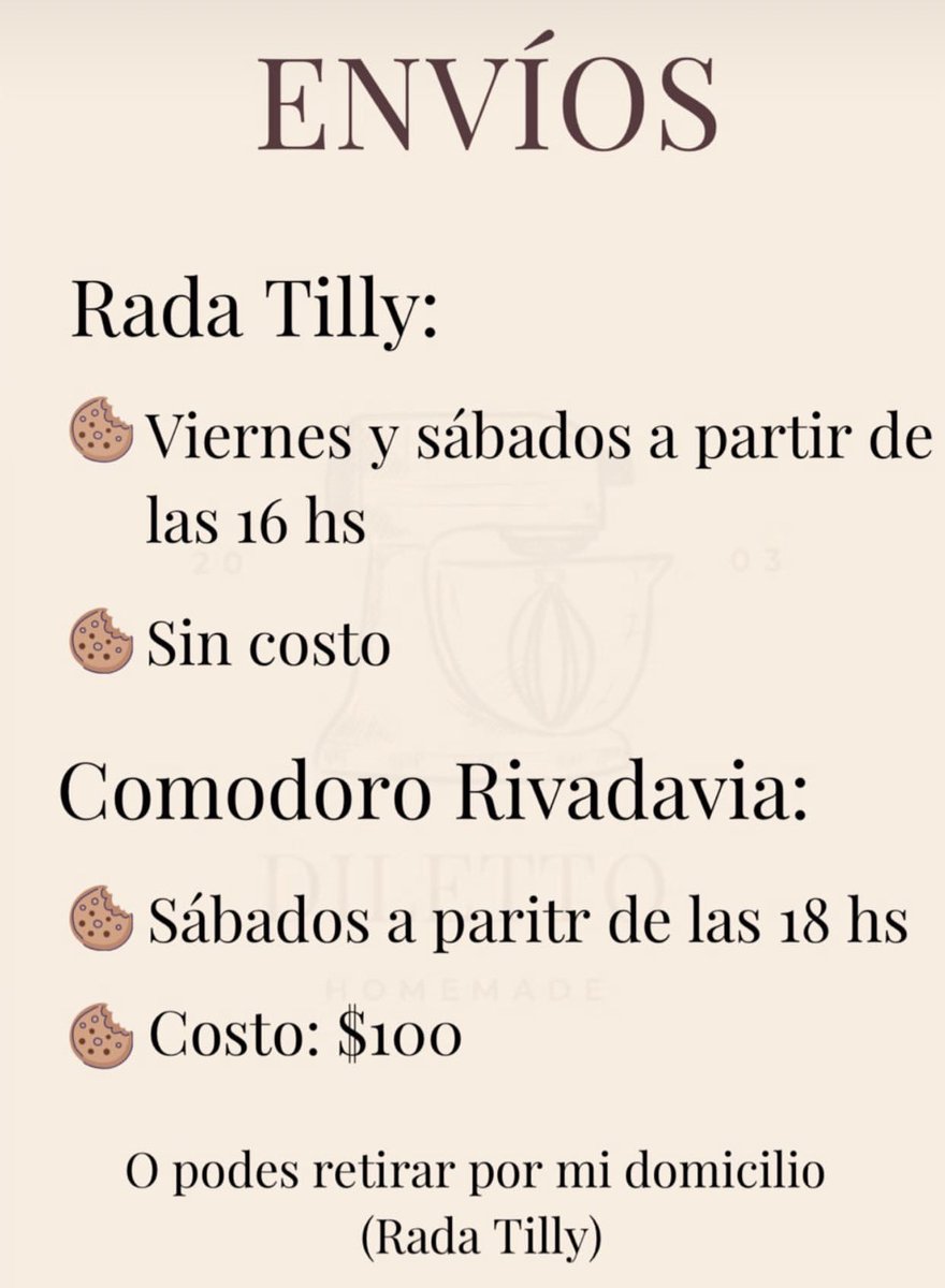 SolMaricich's tweet photo. Emprendimiento que empezó mi hermana 🤎 no saben lo que cocina. Mas info en ig @diletto_homemade 
RT ayuda mucho🤗 gracias✨ https://t.co/UFynq3OGyH