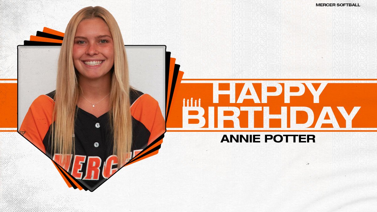 MercerUSoftball's tweet photo. Join us in wishing a happy birthday to @anniepotter____! 🥳

#RoarTogether https://t.co/zmXfywWUoh