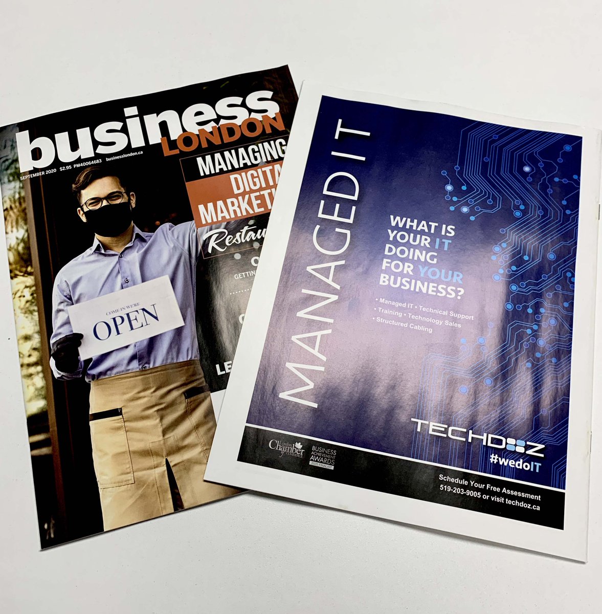 Techdoz's tweet photo. Check our ad out in Business London. It's okay to flip your mag over for the day...we won't tell ;)
#ldnont #techdoz #wedoIT #ldnonttech https://t.co/BLtJmB3snl