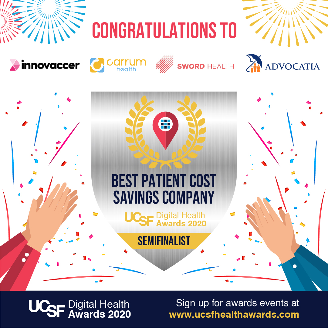 DigiHlthHubFdn's tweet photo. Congratulations to our Patient Cost Savings semifinalists!  To hear more about the products saving consumers and providers millions of dollars, sign up for the semifinalist roundtables! https://t.co/rsxmQ6CFWd https://t.co/gpanMrS5cs