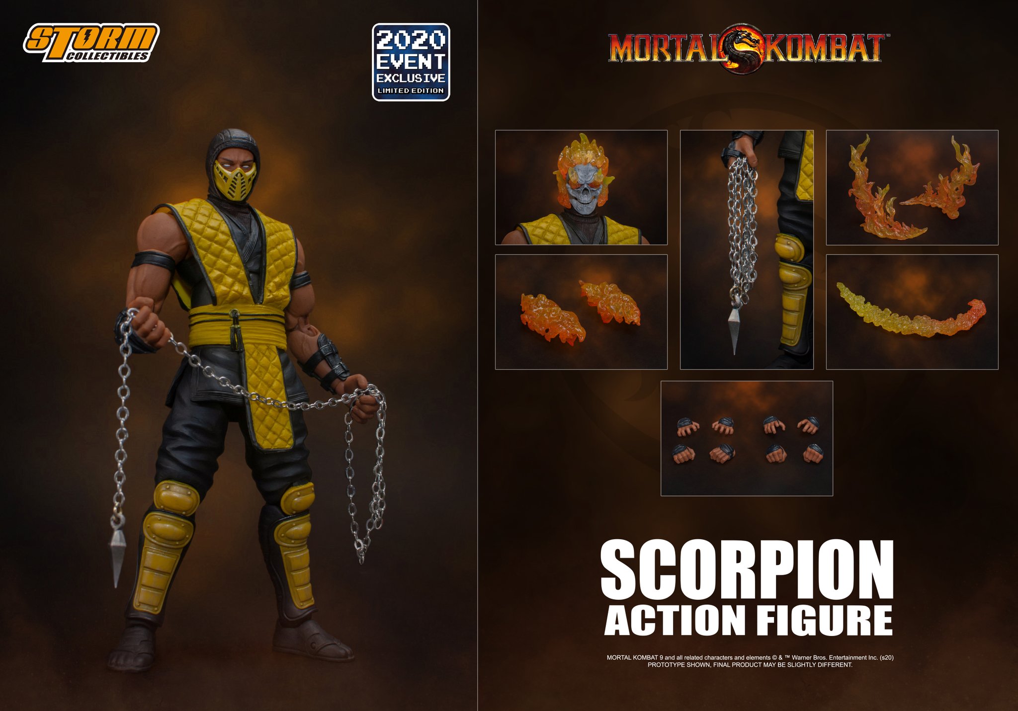 Storm Collectibles Mortal Kombat Scorpion 1/12 Action Figure