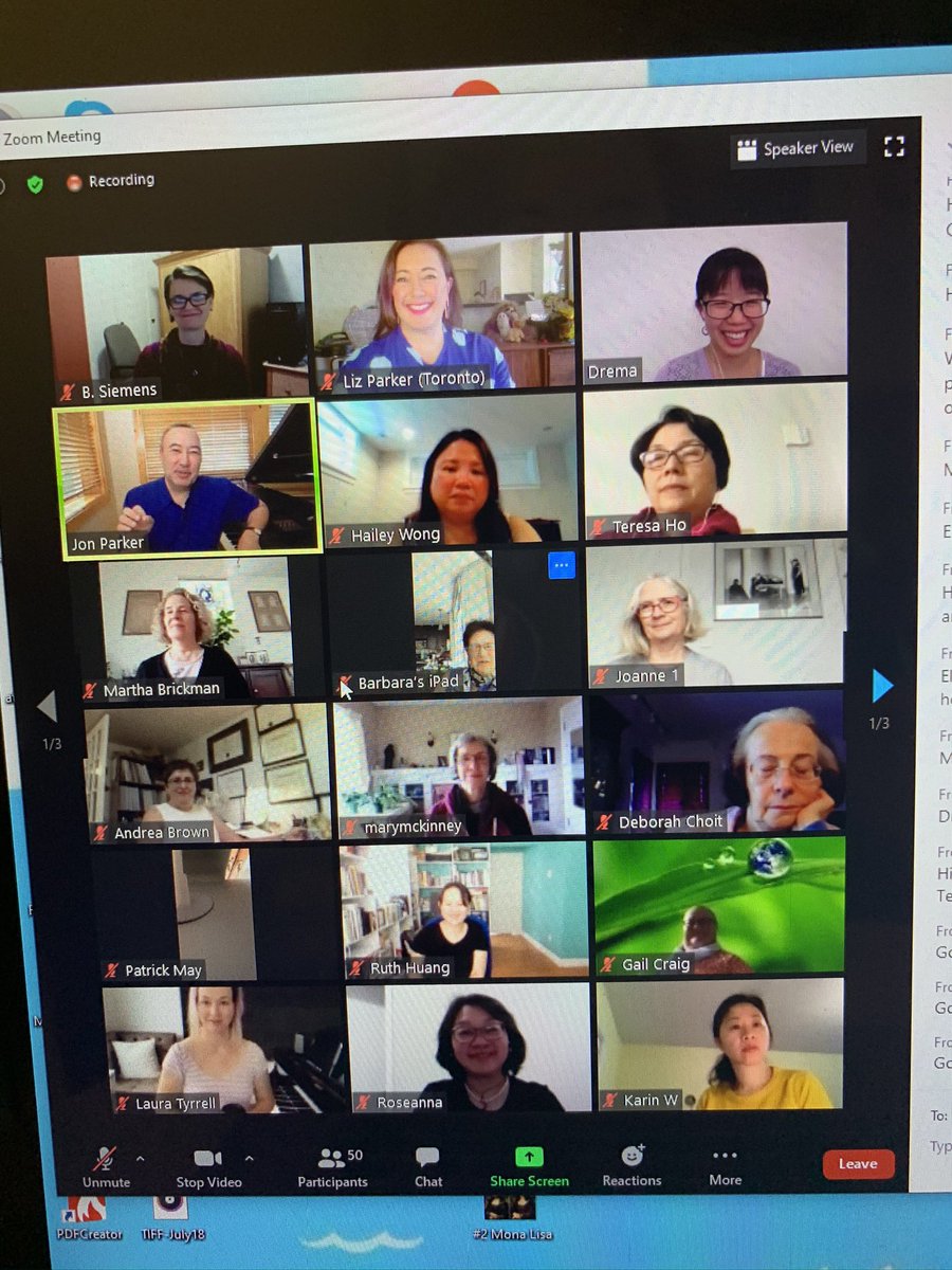 JonKimuraParker's tweet photo. Thank you to the BC Registered Music Teachers Association for inviting me to talk about teaching in general as well as online! #bcrmta @BCRMTA https://t.co/M6nzIZV63R