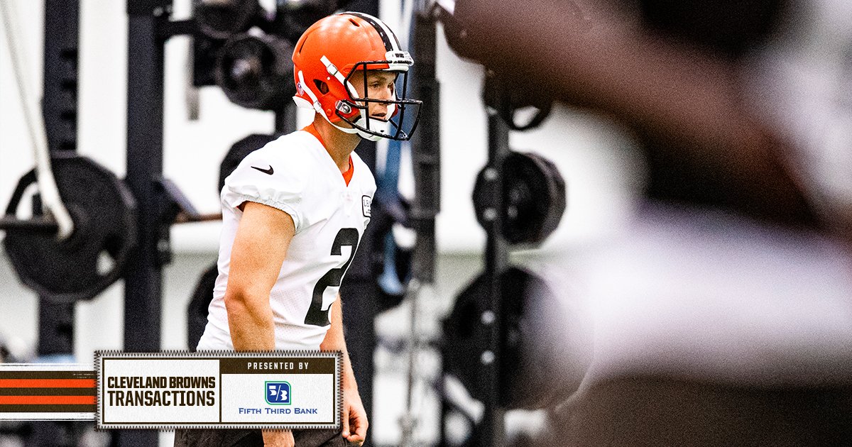 Browns's tweet photo. We've signed K Cody Parkey; placed TE David Njoku on injured reserve

Details » https://t.co/QVQr5AfNuC https://t.co/qkKJZfzGPU