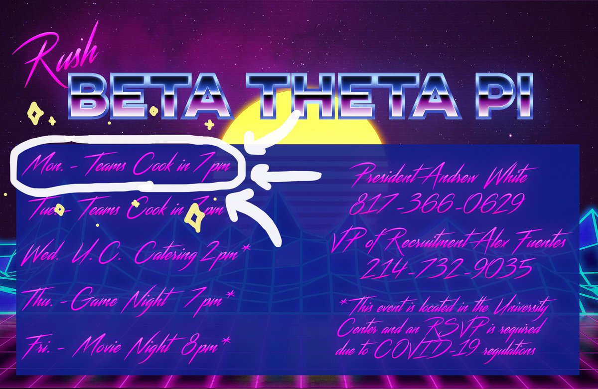 Here’s the Microsoft Teams link for today’s rush week event! Hope to see you there at 7!
teams.microsoft.com/l/team/19%3ac0…
