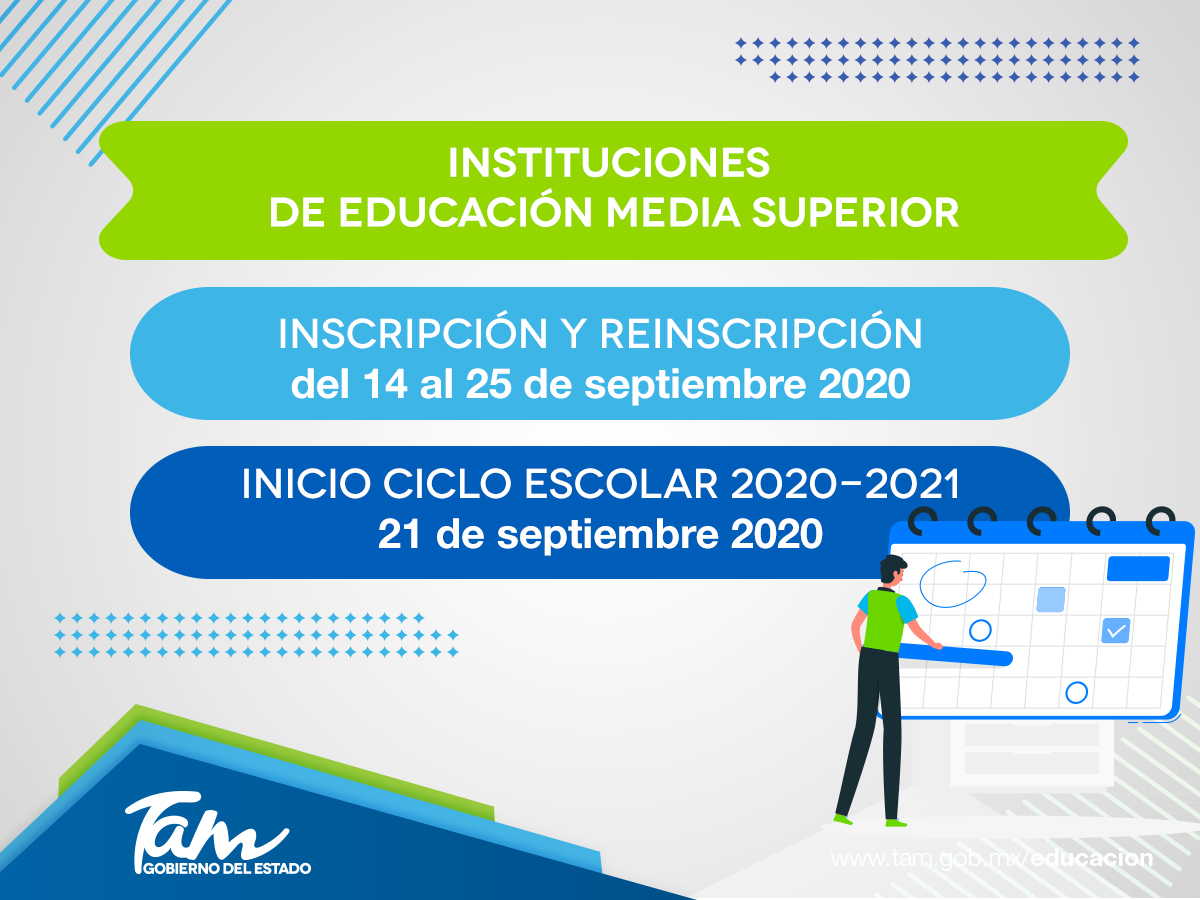 El <a href="/gobtam/">Gobierno Tamaulipas</a> a través de #SET informa que se han establecido criterios, estrategias y calendarios para Instituciones de Educación Media Superior en el Inicio del Ciclo Escolar 2020-2021, lo anterior de acuerdo al calendario escolar publicado por la #SEP y sus Subsistemas. 
(Hilo⬇️)