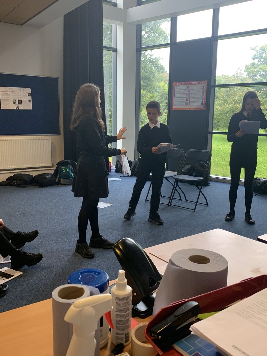 Bearsden_Drama's tweet photo. Our S2 have taken up the Director’s chair as they take charge and direct their peers. #leadinglearning #creativeassessment #directing #collaboration https://t.co/L4yf0FkoyJ
