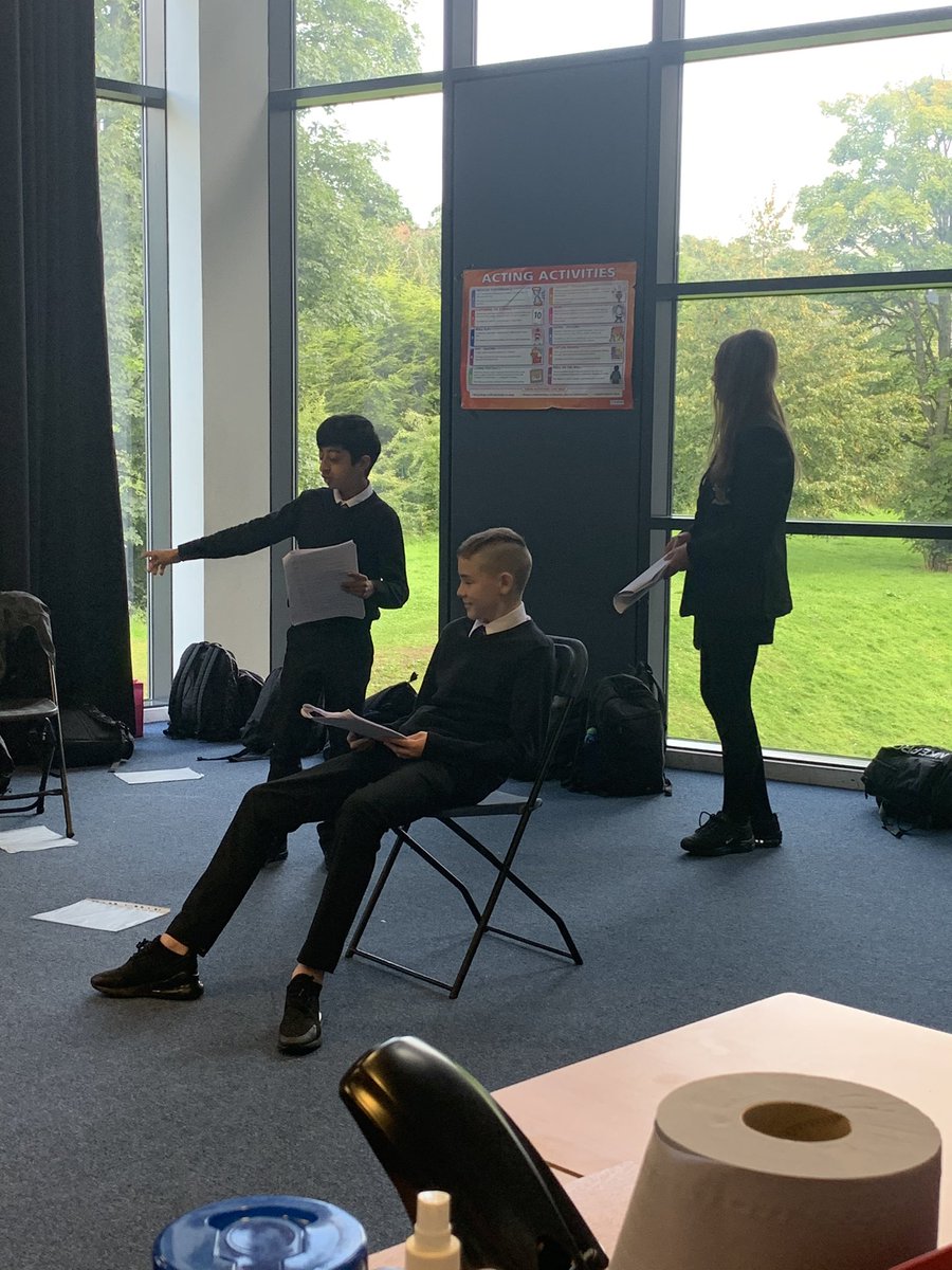 Bearsden_Drama's tweet photo. Our S2 have taken up the Director’s chair as they take charge and direct their peers. #leadinglearning #creativeassessment #directing #collaboration https://t.co/L4yf0FkoyJ