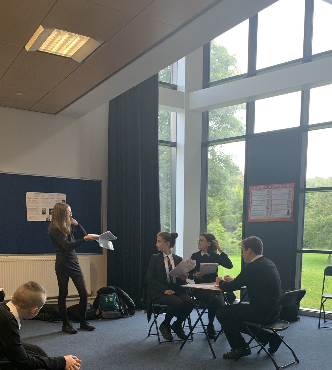 Bearsden_Drama's tweet photo. Our S2 have taken up the Director’s chair as they take charge and direct their peers. #leadinglearning #creativeassessment #directing #collaboration https://t.co/L4yf0FkoyJ