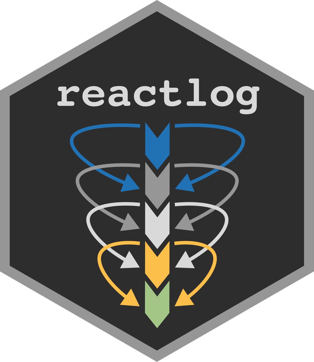 reactlog 1.1.0 is now on CRAN! 🎊

reactlog provides a visual insight into the black box of Shiny reactivity.

Changes for this release:
- Better handling of UTF-8 characters
- Added a shiny module for an in-app reactlog viewer

See details at rstudio.github.io/reactlog/news/…
#rstats