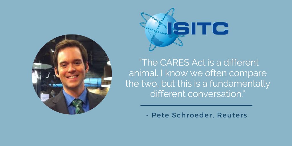 ISITC's tweet photo. Overheard at #ISITCWeek2020: @Reuters correspondent @peteschroeder addressing the pandemic vs. the 2008 financial crisis. https://t.co/RZFEgbcd6A