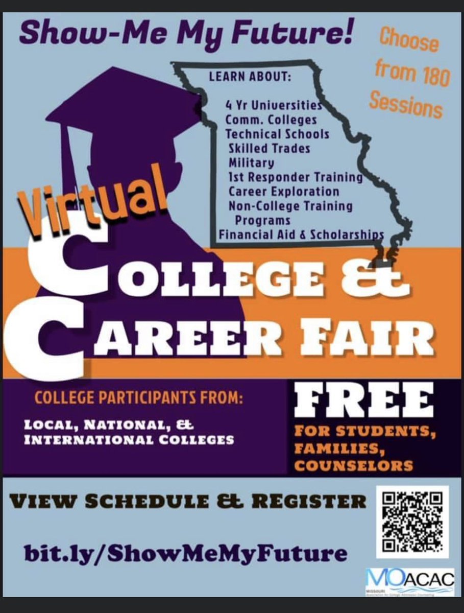 JaredUCM's tweet photo. Excited to be presenting today at the #ShowMeMyFuture Virtual College and Career Fair. Check me out today at 4 pm for the ”Missouri ABET Accredited Cybersecurity and Computer Science Programs” session. #ChooseUCM https://t.co/gpDJW5ALot