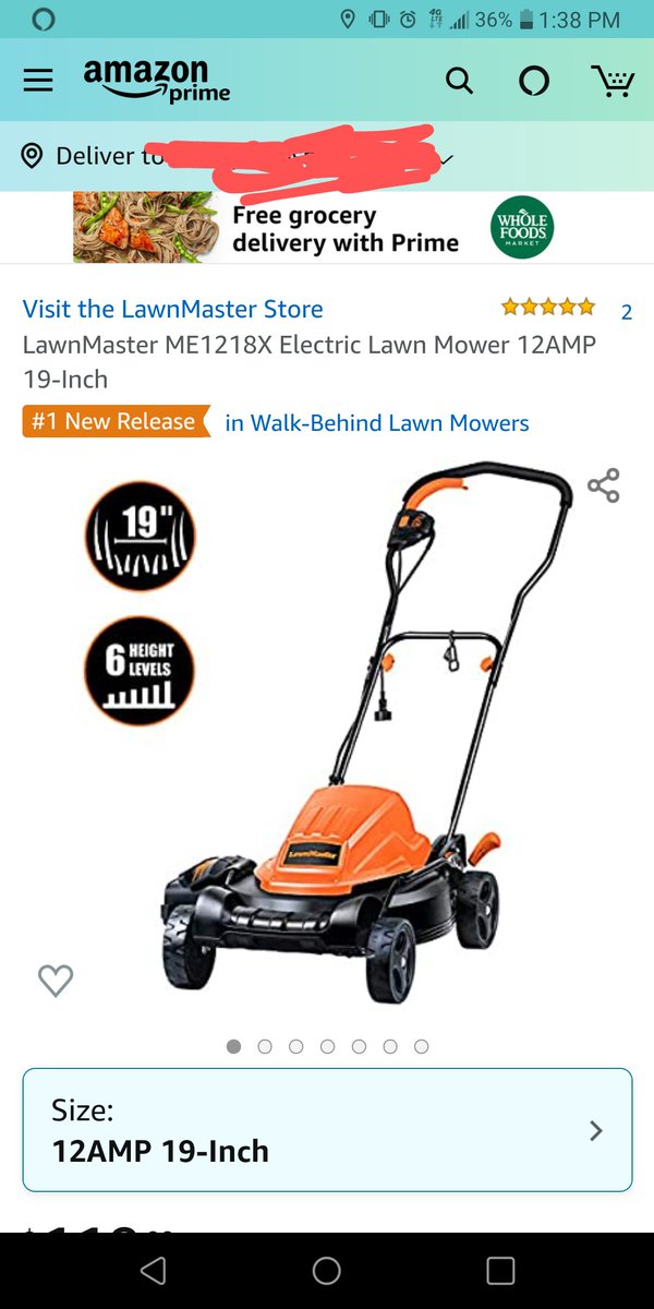 RedneckSummers's tweet photo. Daddy wants an electric battery operated mower $119.99 plus tax.  $masterrowdy on cash app or therowdyone4u@gmail.com pp . https://t.co/SjFYnLaxD4