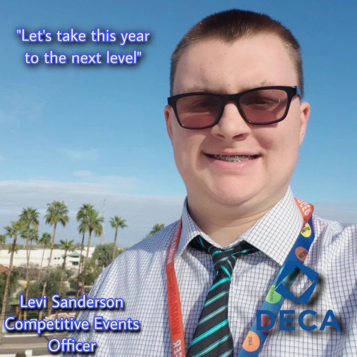 DECADVHS's tweet photo. And last but not least our new Competitive Events Officer Levi Sanderson and he has been here for a while and has been a really fun addition to the Officer team can’t wait for what’s to come 💎💙💎 https://t.co/rltNgROXap