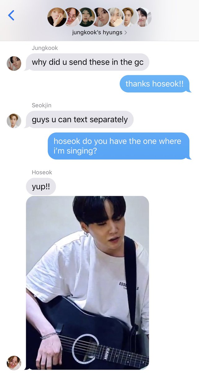 taehyikes's tweet photo. namgi au where yoongi forces his friends to send flattering pictures of himself to their group chat in a (not) subtle attempt to seduce namjoon https://t.co/oprLK2mgMH