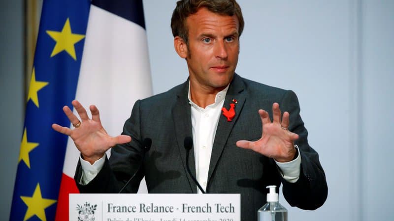 "La France va prendre le tournant de la 5G" car "je ne crois pas au modèle amish", affirme Emmanuel Macron bfmtv.com/tech/la-france…