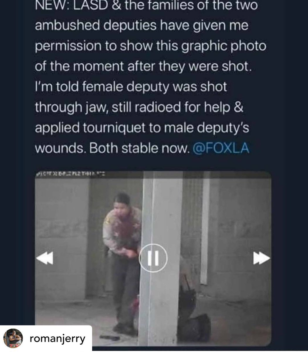 KeebleJr's tweet photo. Respect and Strength to the 2 Deputies that were ambushed.
Prayers for their quick and complete recovery.
#LASD #LEO #Family #Ohana #Tribe #StaBadAss #BeANightmare4BadGuys #CrushEverything #Overcome https://t.co/qo5XOfrCjy