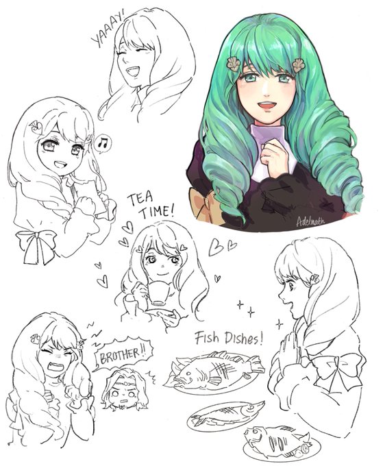Some Flayn doodles #flayn #fe3h 