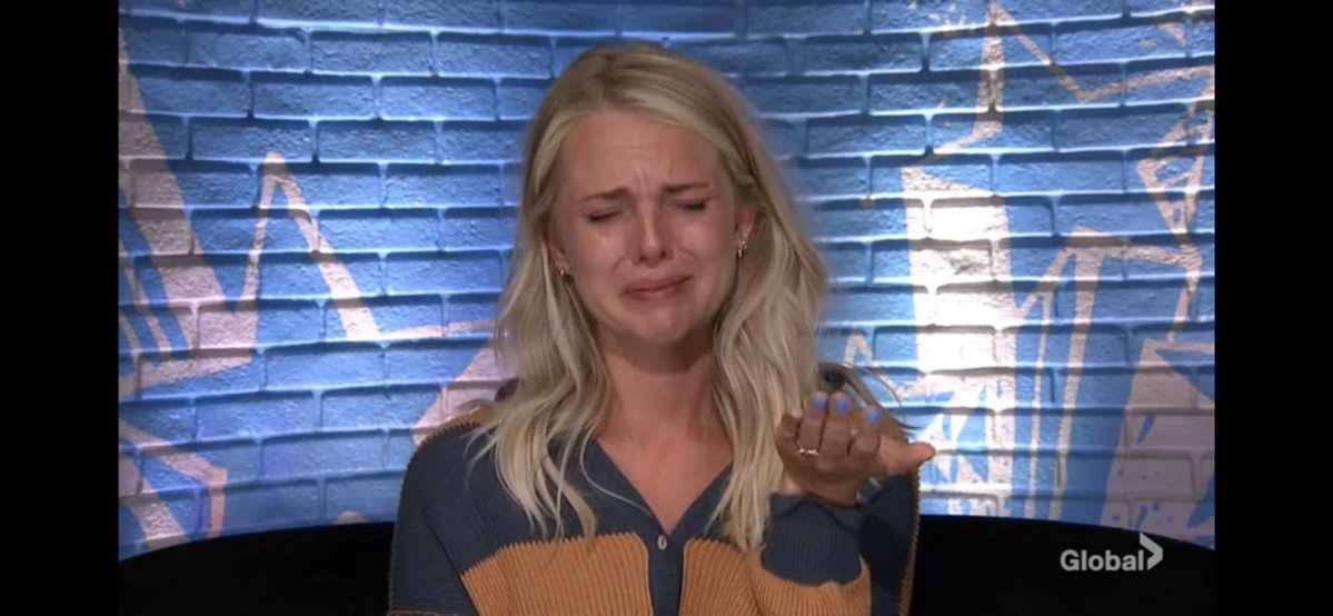 realityreacts's tweet photo. Nicole realizing she has no choice but to vote out a guy this week #BB22 https://t.co/FdlmMFBG1i